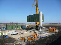 Neubau der ersten Biogaseinspeiseanlage in Ostfriesland